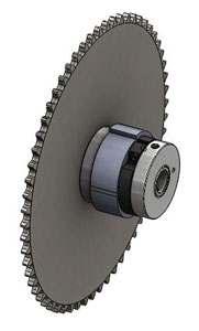 1479 Fractional Revolution Sprocket Clutch 1479 Fractional Revolution Sprocket Clutch, R. Funk # A8524
