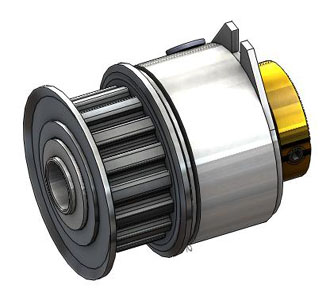 2393 Tiny-Clutch, Magnetic Pulley Clutch 2393 Tiny-Clutch, Magnetic Pulley Clutch, Kwik-Way Products 794-8687-38