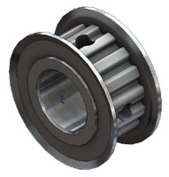 2392 Pulley, 16 Tooth, 6A316H37 - TinyClutch 2392 Pulley, 16 Tooth, 6A316H37 - TinyClutch